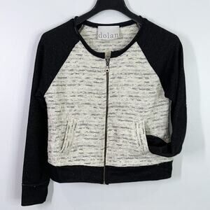 Anthropologie Dolan textured full zip lightweight jacket size medium